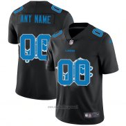 Maglia NFL Limited Detroit Lions Personalizzate Logo Dual Overlap Nero