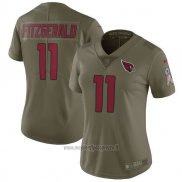 Maglia NFL Limited Donna Atlanta Falcons 11 Fitzgerald Verde