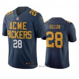 Maglia NFL Limited Green Bay Packers A.j. Dillon Citta Edition Blu