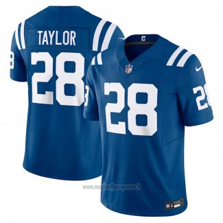 Maglia NFL Limited Indianapolis Colts Jonathan Taylor Vapor F.u.s.e. Blu