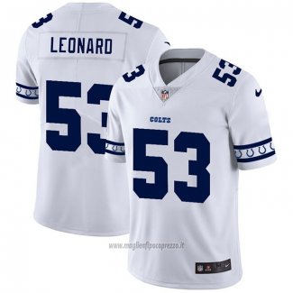 Maglia NFL Limited Indianapolis Colts Leonard Team Logo Fashion Bianco