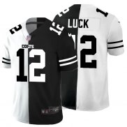 Maglia NFL Limited Indianapolis Colts Luck White Black Split