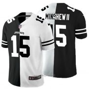 Maglia NFL Limited Jacksonville Jaguars Minshew Ii Black White Split