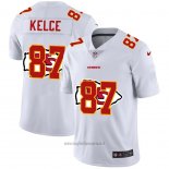 Maglia NFL Limited Kansas City Chiefs Kelce Logo Dual Overlap Bianco
