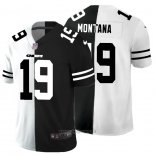 Maglia NFL Limited Kansas City Chiefs Montana White Black Split