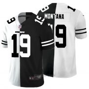 Maglia NFL Limited Kansas City Chiefs Montana White Black Split