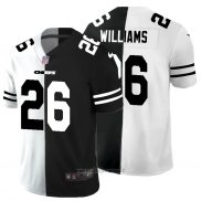Maglia NFL Limited Kansas City Chiefs Williams White Black Split