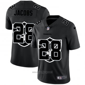 Maglia NFL Limited Las Vegas Raiders Jacobs Logo Dual Overlap Nero