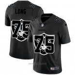 Maglia NFL Limited Las Vegas Raiders Long Logo Dual Overlap Nero