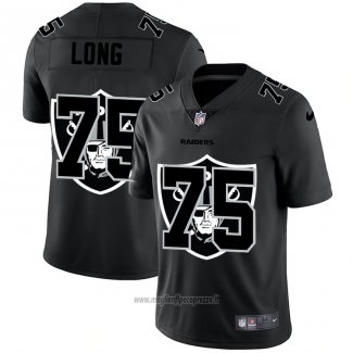 Maglia NFL Limited Las Vegas Raiders Long Logo Dual Overlap Nero