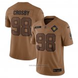 Maglia NFL Limited Las Vegas Raiders Maxx Crosby 2023 Salute To Service Marrone