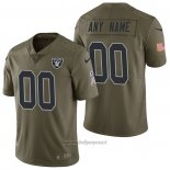 Maglia NFL Limited Las Vegas Raiders Personalizzate 2017 Salute To Service Verde