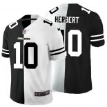 Maglia NFL Limited Los Angeles Chargers Herbert Black White Split