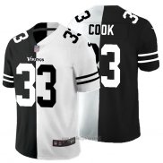 Maglia NFL Limited Minnesota Vikings Cook Black White Split