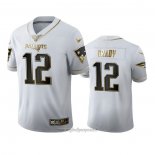 Maglia NFL Limited New England Patriots Brady Golden Edition Bianco