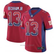 Maglia NFL Limited New York Giants Beckham Jr Rush Drift Fashion Rosso
