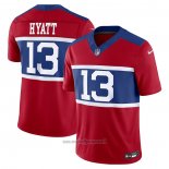 Maglia NFL Limited New York Giants Jalin Hyatt Alternato Vapor F.U.S.E. Rosso