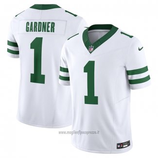 Maglia NFL Limited New York Jets Ahmad Sauce Gardner Vapor F.U.S.E. Bianco2