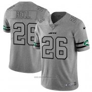 Maglia NFL Limited New York Jets Bell Team Logo Gridiron Grigio