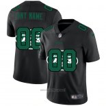 Maglia NFL Limited New York Jets Personalizzate Logo Dual Overlap Nero