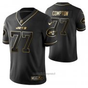 Maglia NFL Limited New York Jets Tom Compton Golden Edition Nero