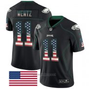 Maglia NFL Limited Philadelphia Eagles Wentz Rush USA Flag Nero