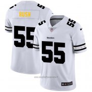 Maglia NFL Limited Pittsburgh Steelers Bush Team Logo Fashion Bianco