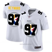 Maglia NFL Limited Pittsburgh Steelers Heyward Logo Dual Overlap Bianco