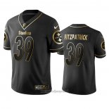 Maglia NFL Limited Pittsburgh Steelers Minkah Fitzpatrick Golden Edition Nero