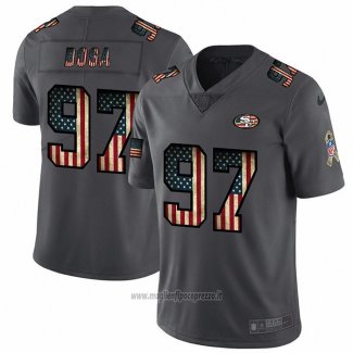 Maglia NFL Limited San Francisco 49ers Bosa Retro Flag Nero