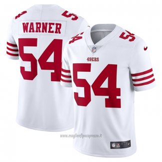 Maglia NFL Limited San Francisco 49ers Fred Warner Vapor Untouchable Bianco