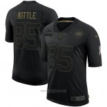 Maglia NFL Limited San Francisco 49ers Kittle 2020 Salute To Service Nero