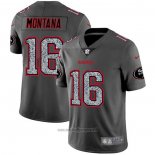 Maglia NFL Limited San Francisco 49ers Montana Static Fashion Grigio