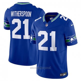 Maglia NFL Limited Seattle Seahawks Devon Witherspoon Alternato Vapor F.U.S.E. Blu
