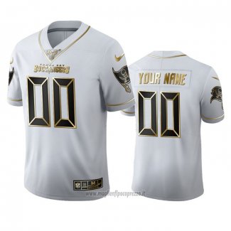 Maglia NFL Limited Tampa Bay Buccaneers Personalizzate Golden Edition Bianco