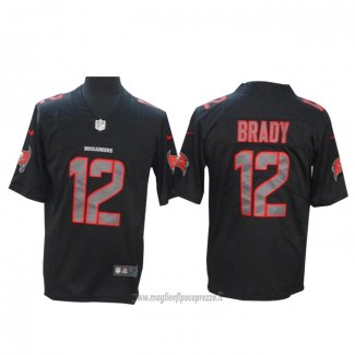 Maglia NFL Limited Tampa Bay Buccaneers Tom Brady Black Impact