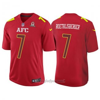 Maglia NFL Pro Bowl AFC Roethlisberger 2017 Rosso