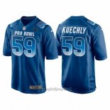 Maglia NFL Pro Bowl Carolina Panthers 59 Luke Kuechly NFC 2018 Blu
