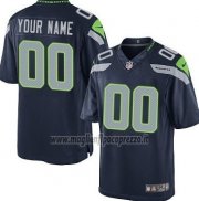 Maglia NFL Seattle Seahawks Personalizzate Blu