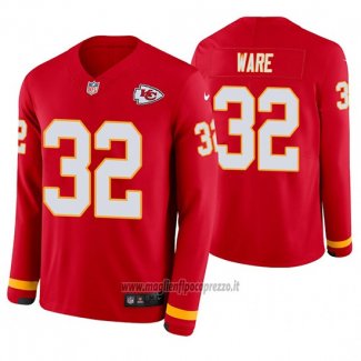 Maglia NFL Therma Manica Lunga Kansas City Chiefs Spencer Ware Rosso