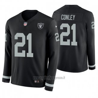 Maglia NFL Therma Manica Lunga Las Vegas Raiders Gareon Conley Nero