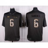 Maglia NFL Anthracite Denver Broncos Sanchez Apagado Salute To Service 2016 Grigio