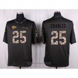 Maglia NFL Anthracite Kansas City Chiefs Charles 2016 Salute To Service