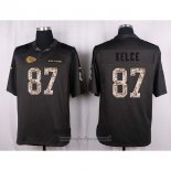 Maglia NFL Anthracite Kansas City Chiefs Kelce 2016 Salute To Service
