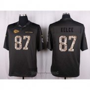 Maglia NFL Anthracite Kansas City Chiefs Kelce 2016 Salute To Service