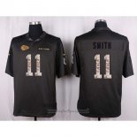 Maglia NFL Anthracite Kansas City Chiefs Smith 2016 Salute To Service