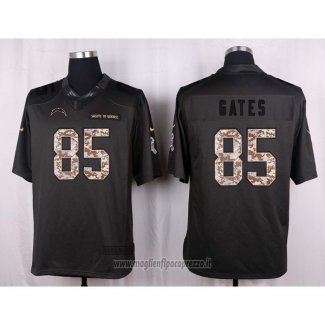 Maglia NFL Anthracite San Diego Chargers Gates 2016 Salute To Service