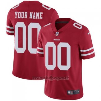 Maglia NFL Bambino San Francisco 49ers Personalizzate Rosso