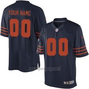 Maglia NFL Chicago Bears Personalizzate Blu Arancione