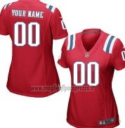 Maglia NFL Donna New England Patriots Personalizzate Rosso